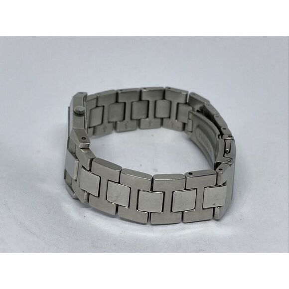 Mount Royal Men's Silver Stainless Steel Analog Black Dial Quartz Watch JK132 - Picture 9 of 12